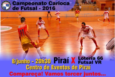 Piraí X Volta Redonda pelo Carioca de Futsal 2016