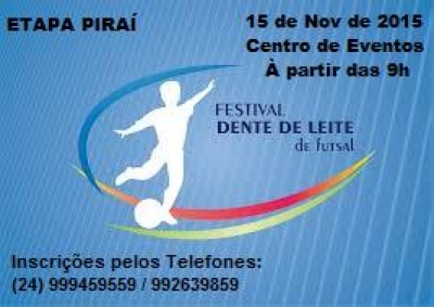 Domingo tem Festival Dente de Leite TV Rio Sul no Centro de Eventos