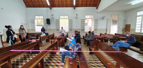 Vigilância Sanitária de Piraí  reúne com líderes religiosos para informar o funcionamento das igrejas durante a pandemia da Covid-19