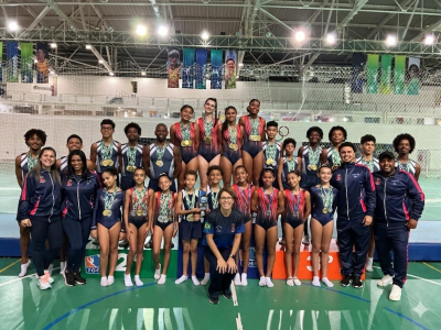 Pira&iacute; conquista t&iacute;tulo de Campe&atilde;o Carioca 2026 de Gin&aacute;stica de Trampolim com 50 medalhas