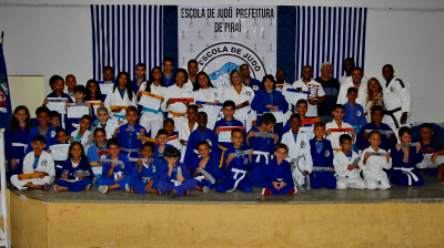 Graduação dos alunos da escola de Judô