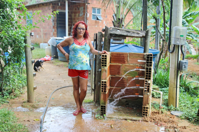 Sara Gonçalves Preves já pode contar com a água na porta de casa após 26 anos de espera.