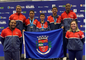 Atletas da ginástica de trampolim de Piraí brilham no Campeonato Brasileiro de Ginástica de Trampolim