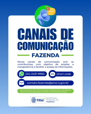 Secretaria de Fazenda amplia canais de comunicação com contribuintes