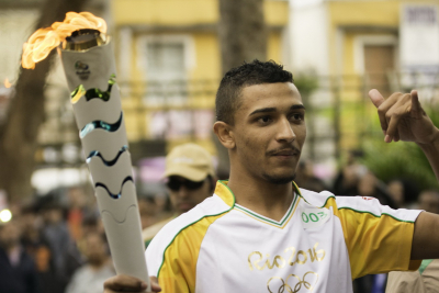 Chama Olímpica emocionou condutores e público em Piraí