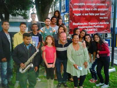 A Casa de Cultura de Piraí recebeu no sábado o Sarau &quot;Falando de Amor&quot; com alunos do CEAMTEC