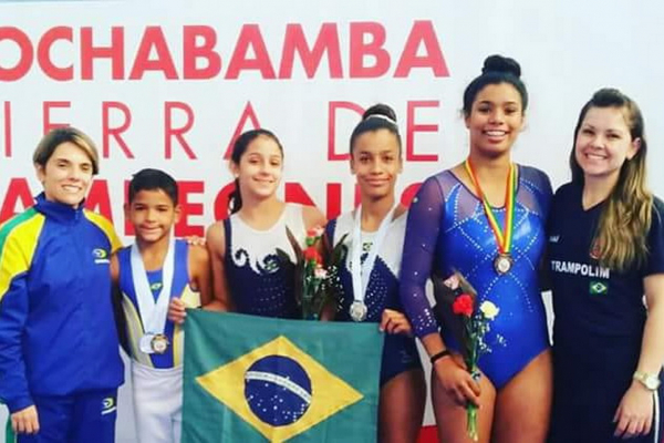 Escola de Ginástica conquista quatro medalhas no Pan Americano