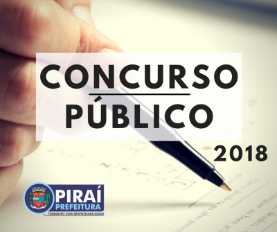 Prefeitura de Piraí faz concurso público para áreas Administrativa e de Educação